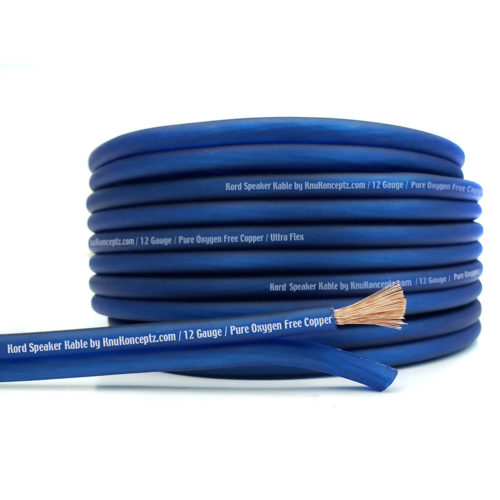 Kord Ultra Flex 10 Gauge Oxygen Free Copper 12 Gauge Blue Speaker Wire